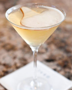 Grace – Bosc Pear Martini is a modern twist with autumn appeal