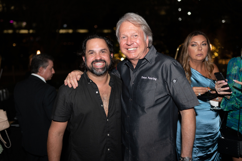 Greg Katz of Bevelery's Bistro and Dean Fearing 