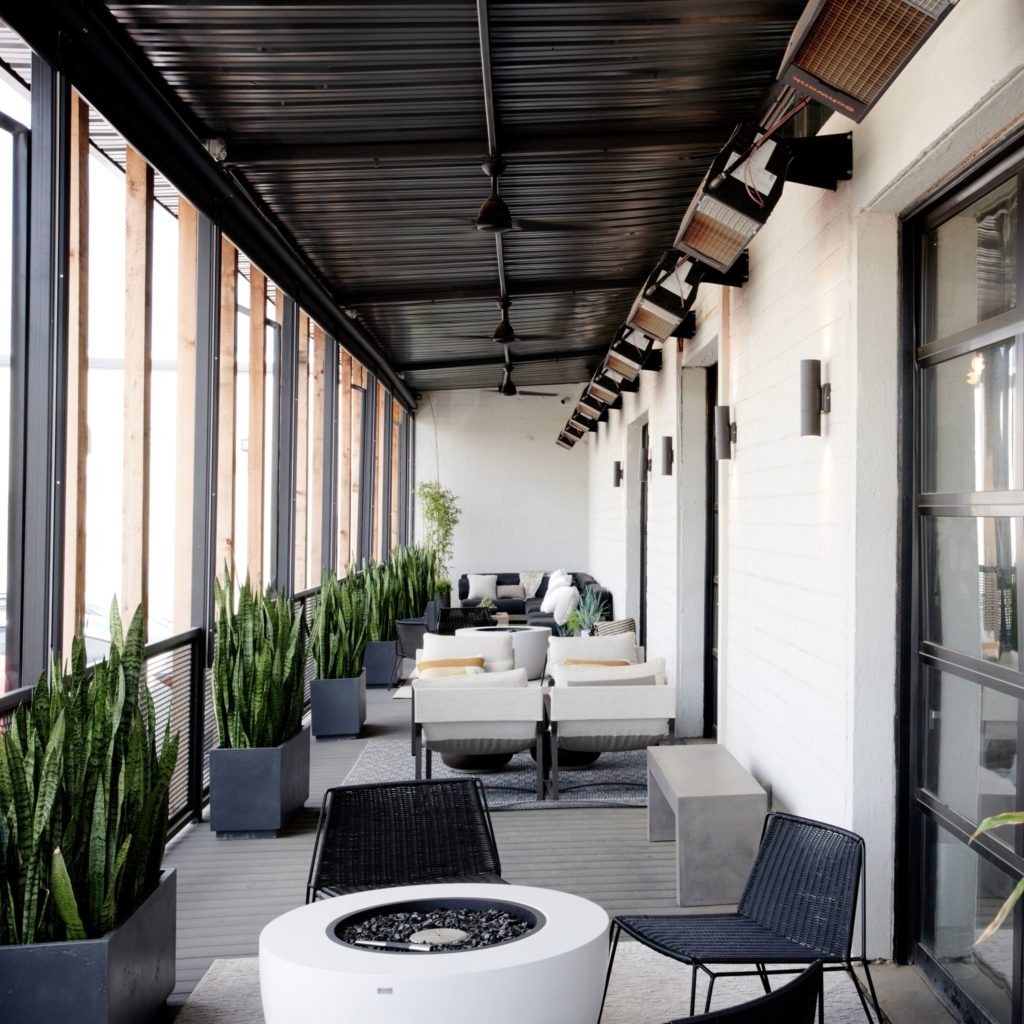 Habitat's patio seating just made for content creation.