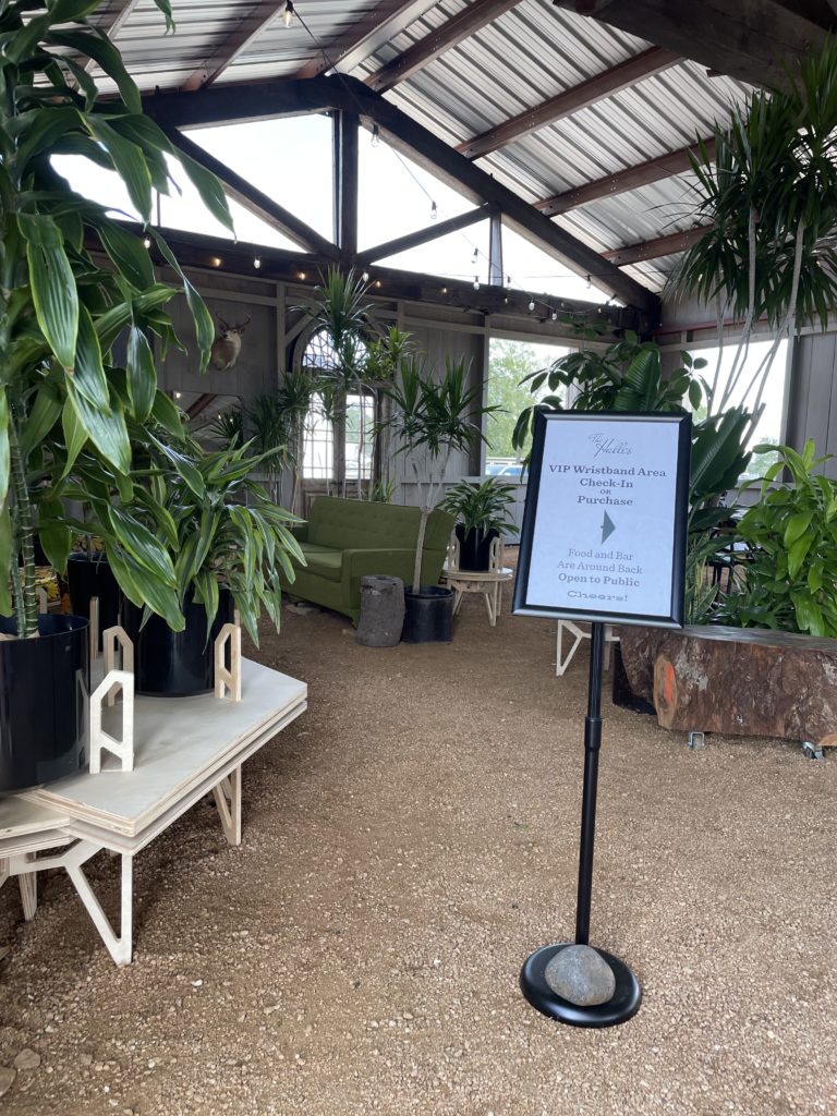 Tickets to the VIP Experience at The Halles, open during the Round Top Antiques Show, are available on line and at the door.