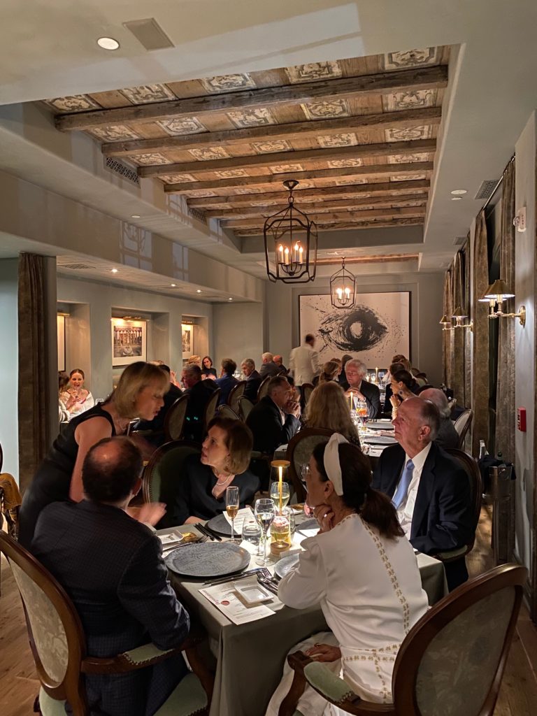 A chic clutch of diners were invited to appraise Ristorante Alba the night before its official opening in Hotel Granduca.