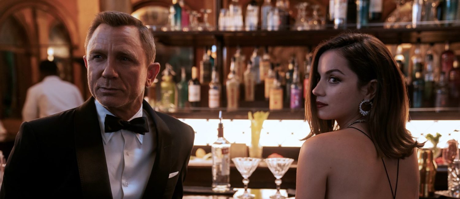 James Bond (Daniel Craig) and Paloma (Ana de Armas) Photo by Nicola Dove, MGM.