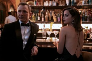 James Bond (Daniel Craig) and Paloma (Ana de Armas) Photo by Nicola Dove, MGM.