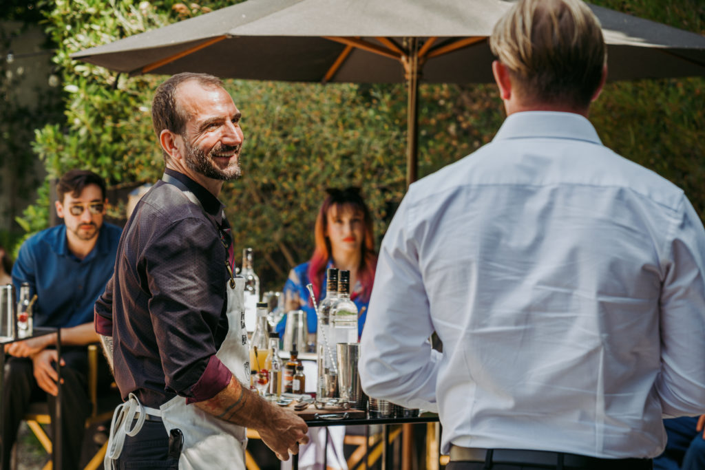 Celebrity mixologist James Joly shares his recipe for the The Foraged Martini that he served at The Emmy's in September.