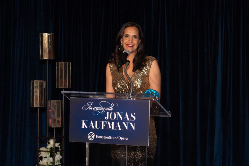 Houston Grand Opera general director and CEO Khori Dastoor at HGO's 'An Evening with  Jonas Kaufman'  (Photo by Shoocha Photography)
