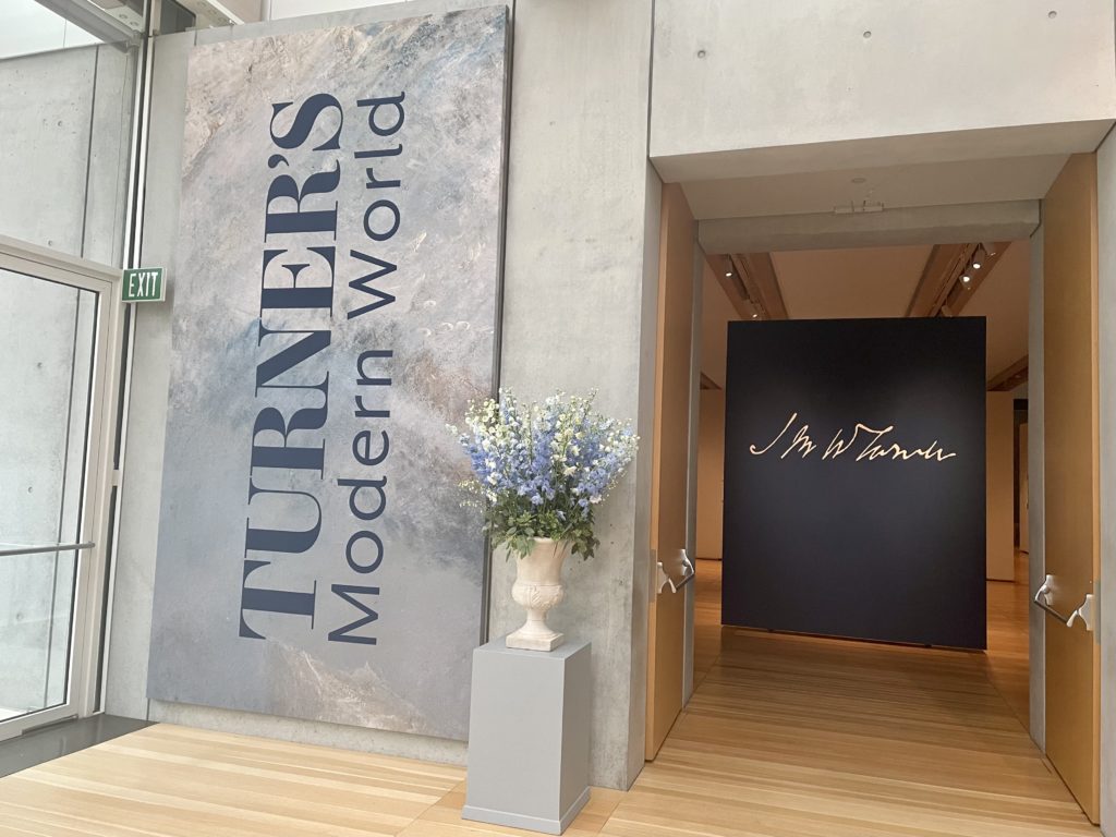 Kimbell – J.M.W. Turner – Entrance to the newest Kimbell exhibit