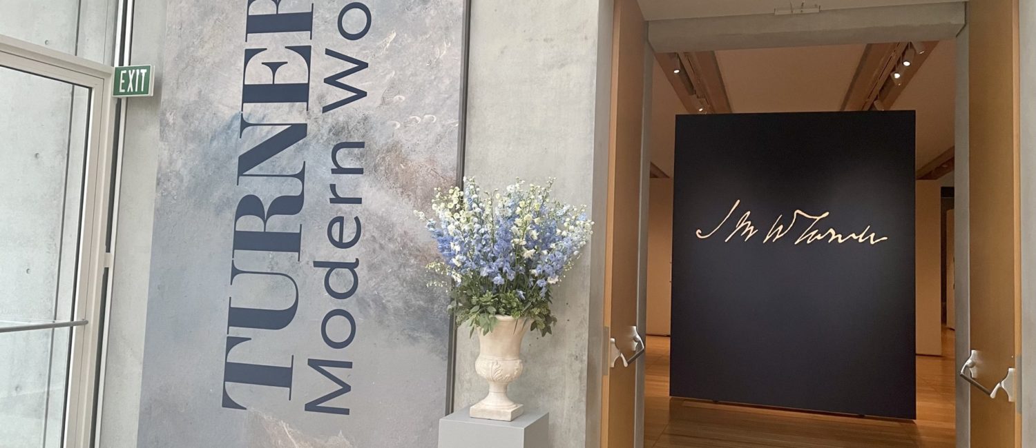 Kimbell – J.M.W. Turner – Entrance to the newest Kimbell exhibit