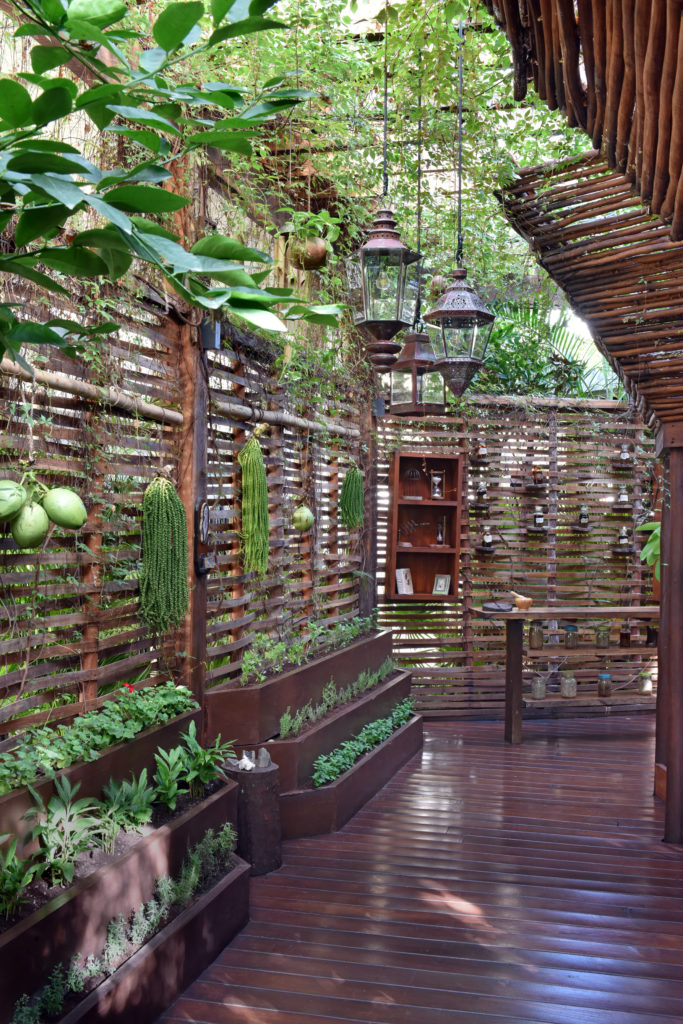 Sense, a Rosewood Spa has its own aromatherapy garden.