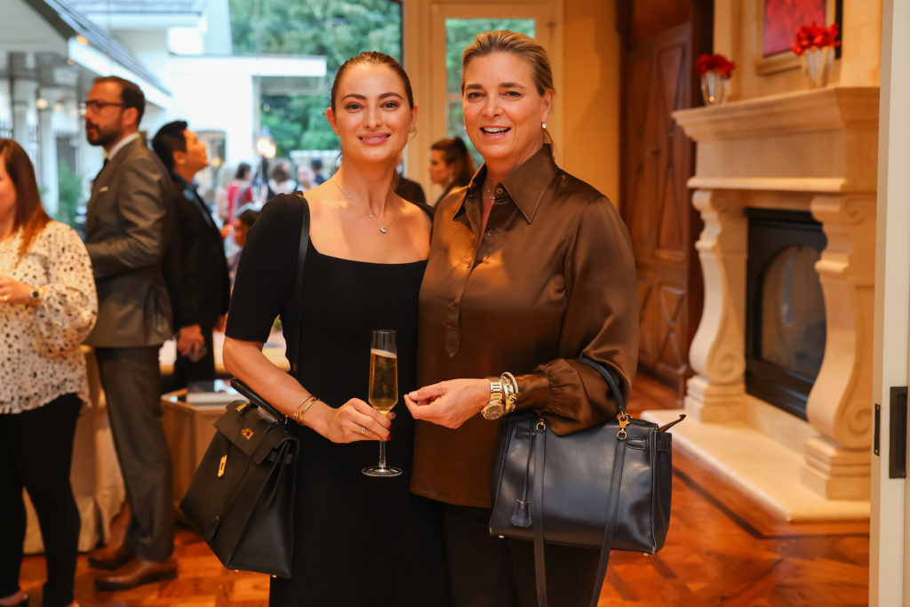 Madeline Hahnfeld, Mary Elizabeth Mecom Hanhfeld at the Neiman Marcus Jenny Packham cocktail reception hosted by Martha Turner Sotheby's International Realty. 