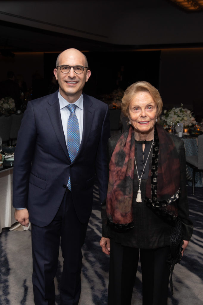 Matt Ringel, Louisa Sarofim at Houston Grand Opera's 'An Evening with  Jonas Kaufmann' (Photo courtesy of Houston Grand Opera)