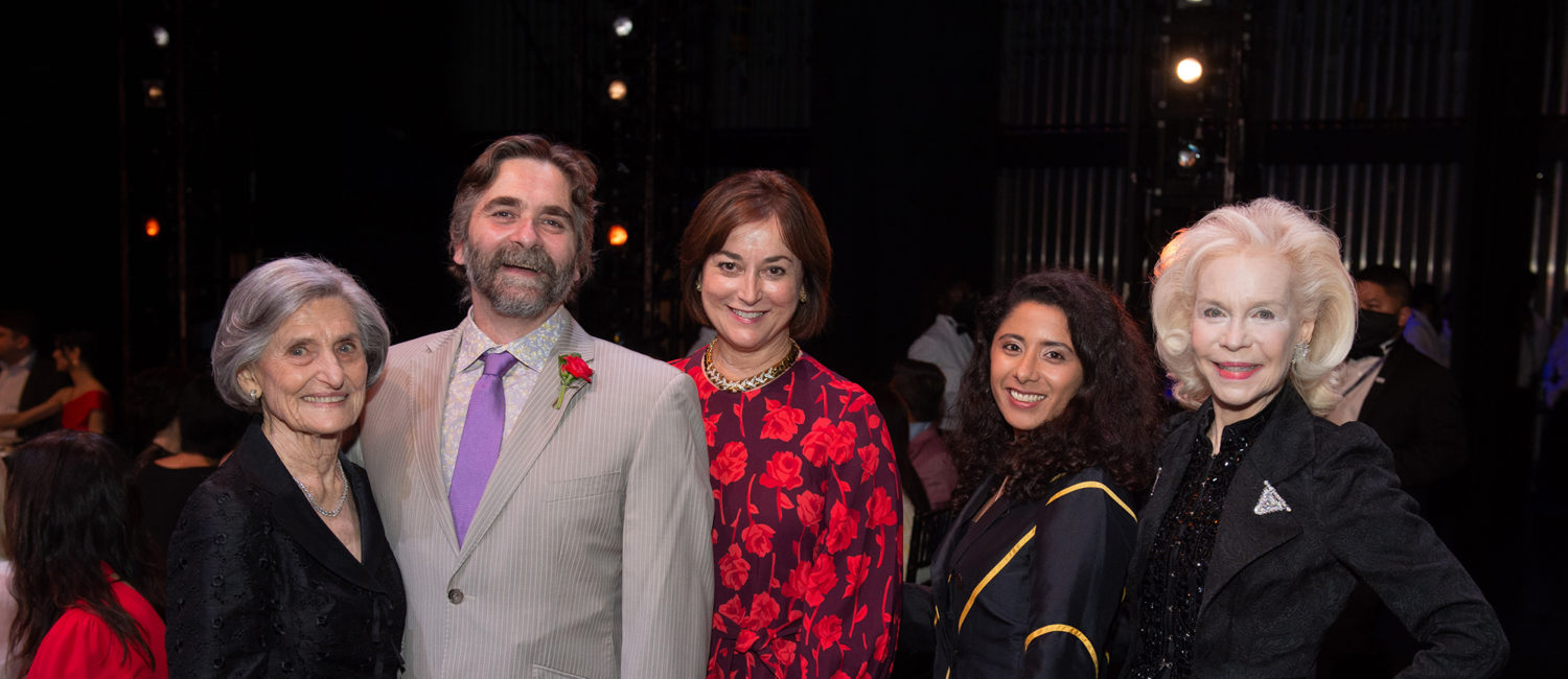 Jubilee Dance Houton Ballet Melza Barr, Stanton Welch AM, Leigh Smith, Judge Lina Hildago, Lynn Wyatt; Photo by Wilson Parish