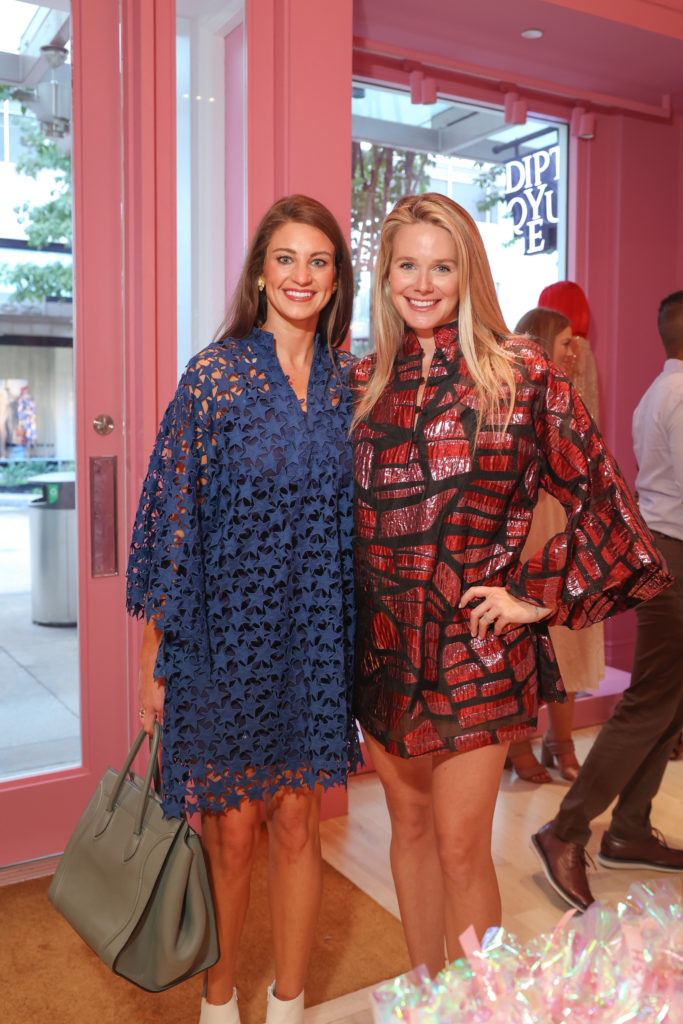 Michaela Stanwood, Becca Pritchard at the La Vie Style House boutique opening in River Oaks District. (Photo by Johnny Than) 