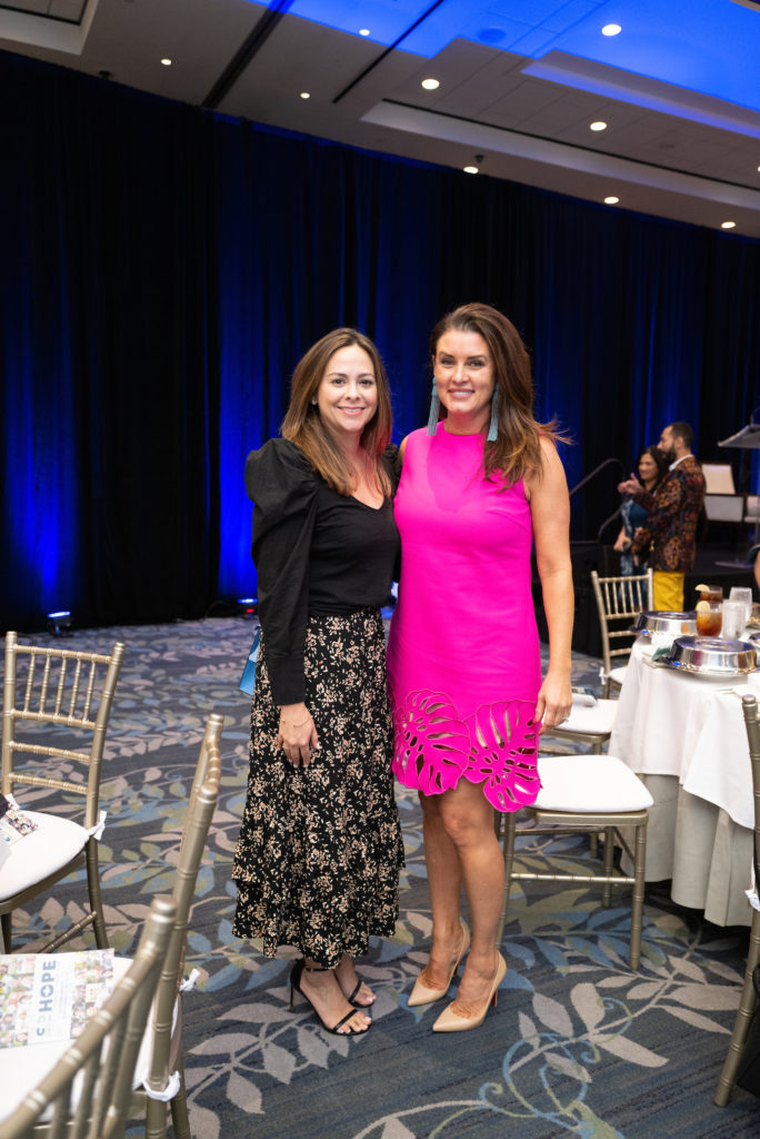 Natalie Mohtashami, Jordan Seff at the CanCare 30th anniversary luncheon at the Westin Memorial City. (Photo by Daniel Ortiz)