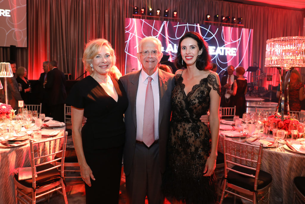 Josephine & Phil John, Elena John at the Alley Theatre's 75th anniversary gala  (Photo by Priscilla Dickson)