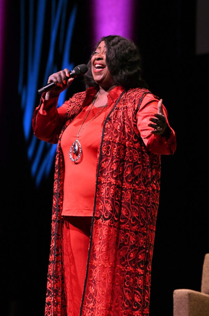 Benita Arterberry from the Voices of Light Gospel Choir (Kristina Bowman Photography)