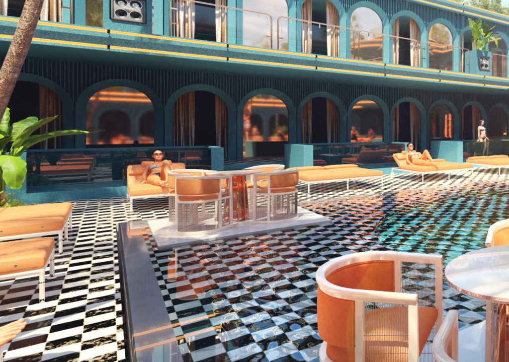 Sekai Hospitality's Night and Day nightclub with include its own pool.