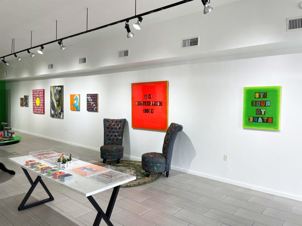 Fabbri debuts her newest collection of art at her new Rice Village pop up. 