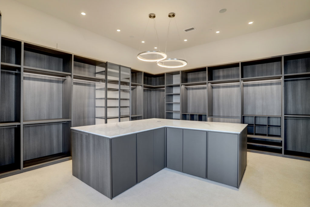 Closet space is lavish in The Astoria penthouse. (Photo by TK Images)