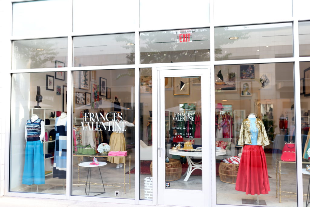 The Frances Valentine boutique in River Oaks District (Photo by Quy Tran)