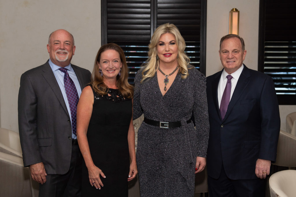 Chairs Brian & Katherine Parsley, Stephanie von Stein Schusterman & Dr. Mark Schusterman (Photo by Wilson Parish)