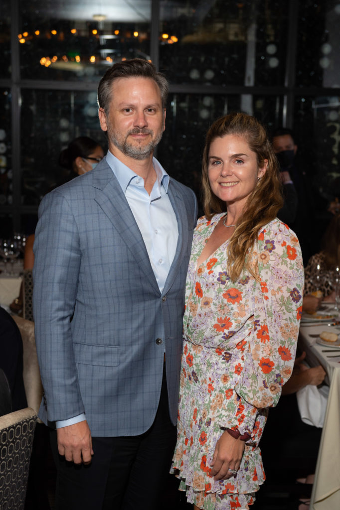 Ben & Meredith Marshall at the AVDA annual dinner, held at Potente. (Photo by Wilson Parish)