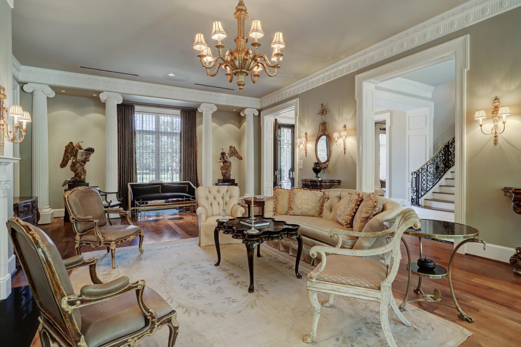 The 12,900 square foot mansion at 2109 River Oaks Boulevard, listed with Laura Sweeney of Compass, is priced at $17.5 million.