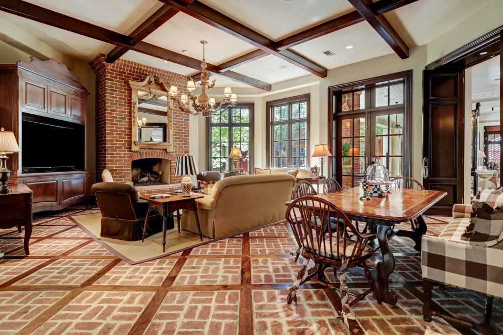 The 12,900 square foot mansion on River Oaks Boulevard, listed with Laura Sweeney of Compass, is priced at $17.5 million.