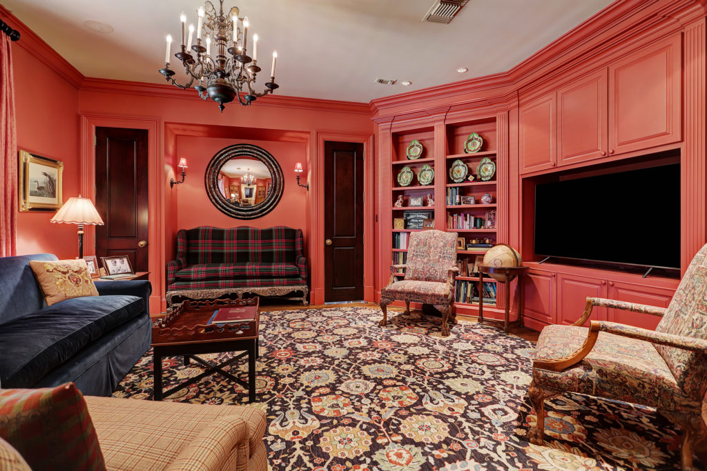 The 12,900 square foot mansion on River Oaks Boulevard, listed with Laura Sweeney of Compass, is priced at $17.5 million.