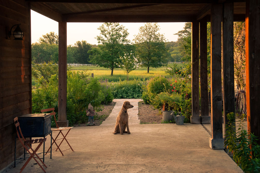The owners of this River Ranch home (on a seven-acre site) were inspired by the film Out of Africa. (Photo by Tobin Davies Photography)