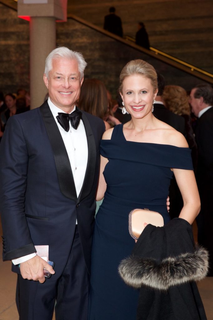 Ross Moody, Elle Moody at the Blanton Museum of Art Gala in 2019.