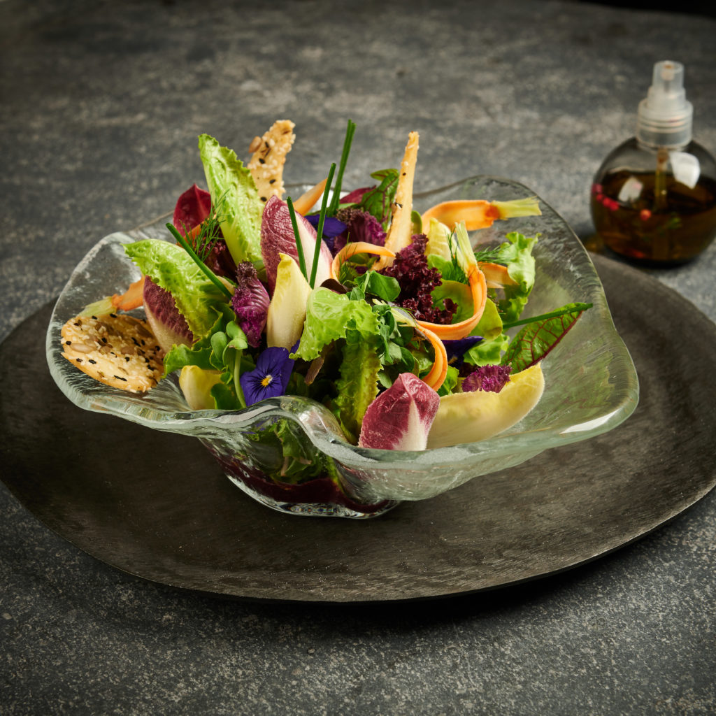 Ristorante Alba's Verdergreens salad, Hotel Granduca