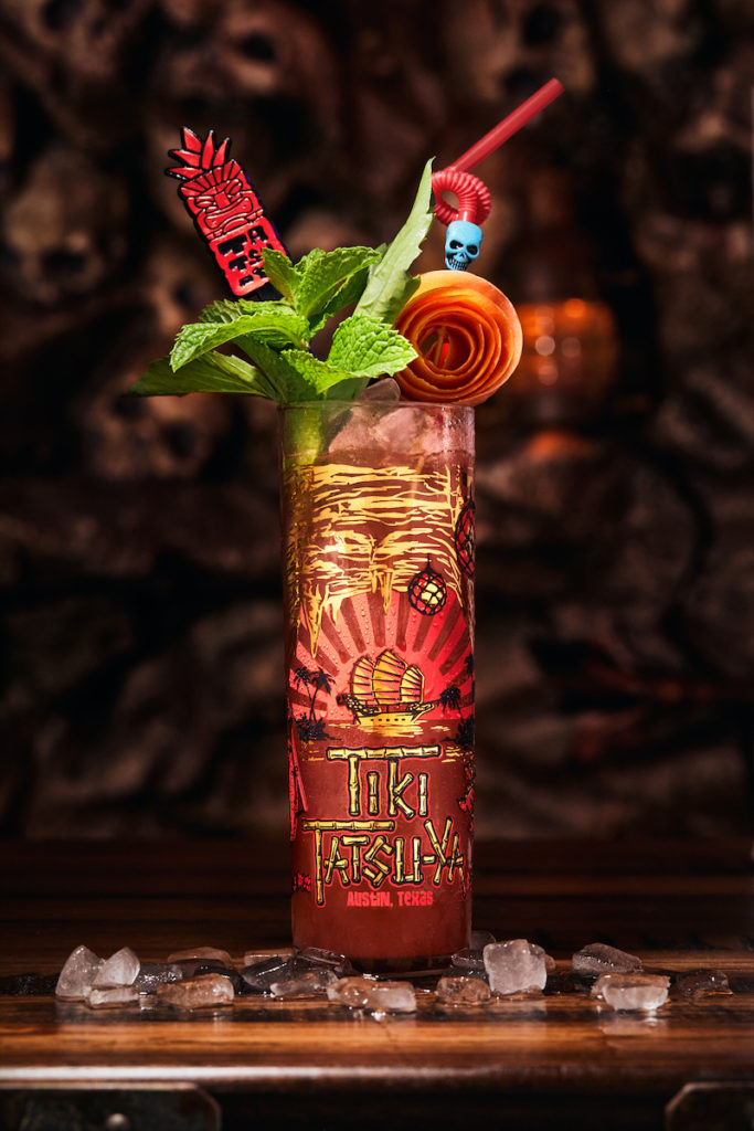 The Zombie is a blend of four rums,  citrus, and spices. (photo by Jody Horton)