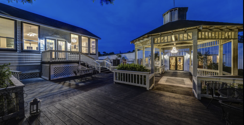 11134 Shepard Hill offers an expansive main house and more.