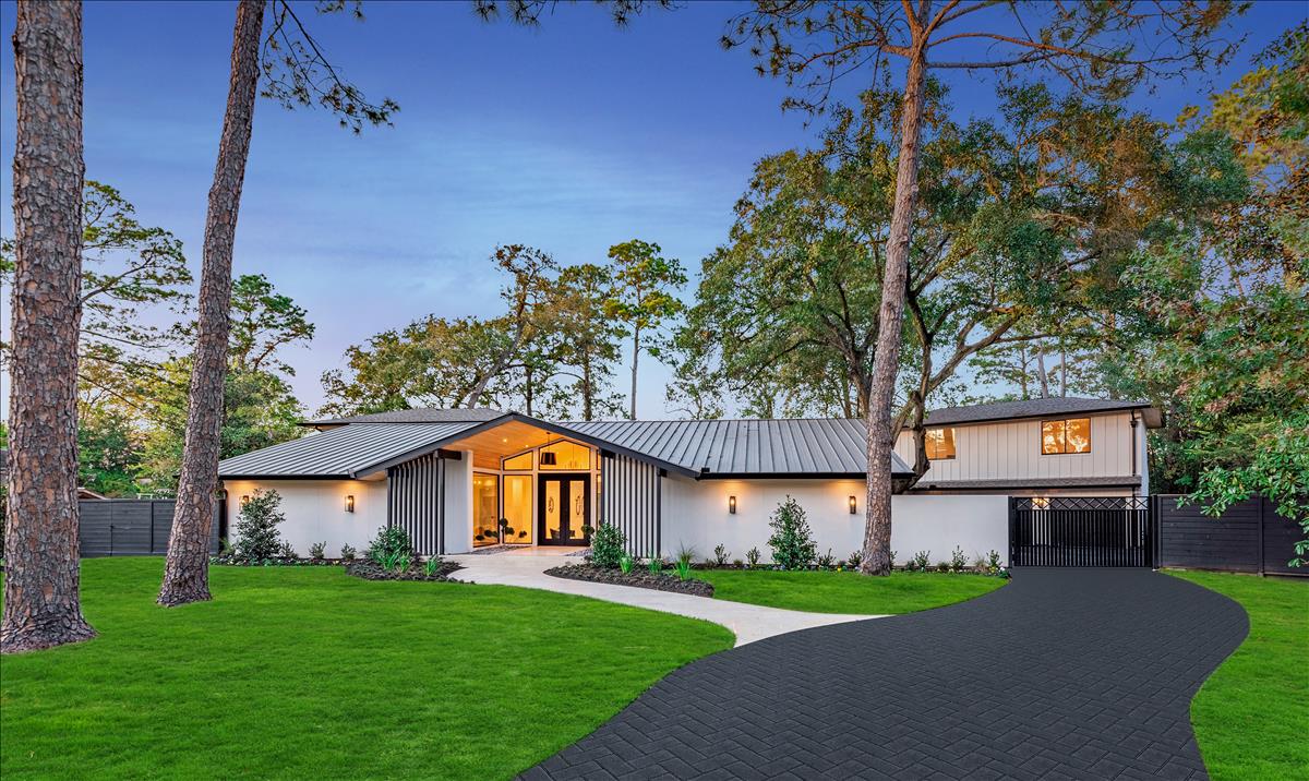 This Reimagined MidCentury Modern in Coveted Hedwig Village is Full of