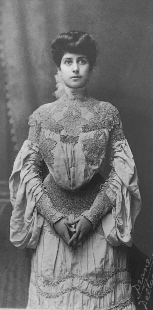 Carrie Marcus’ bridal portrait, April 1905.