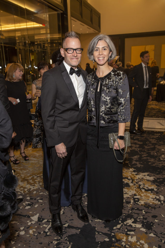 Paul Lewis, Kim Yao at the Rothko Chapel 50th anniversary celebration.  (Photo by Jenny Antill Clifton)
