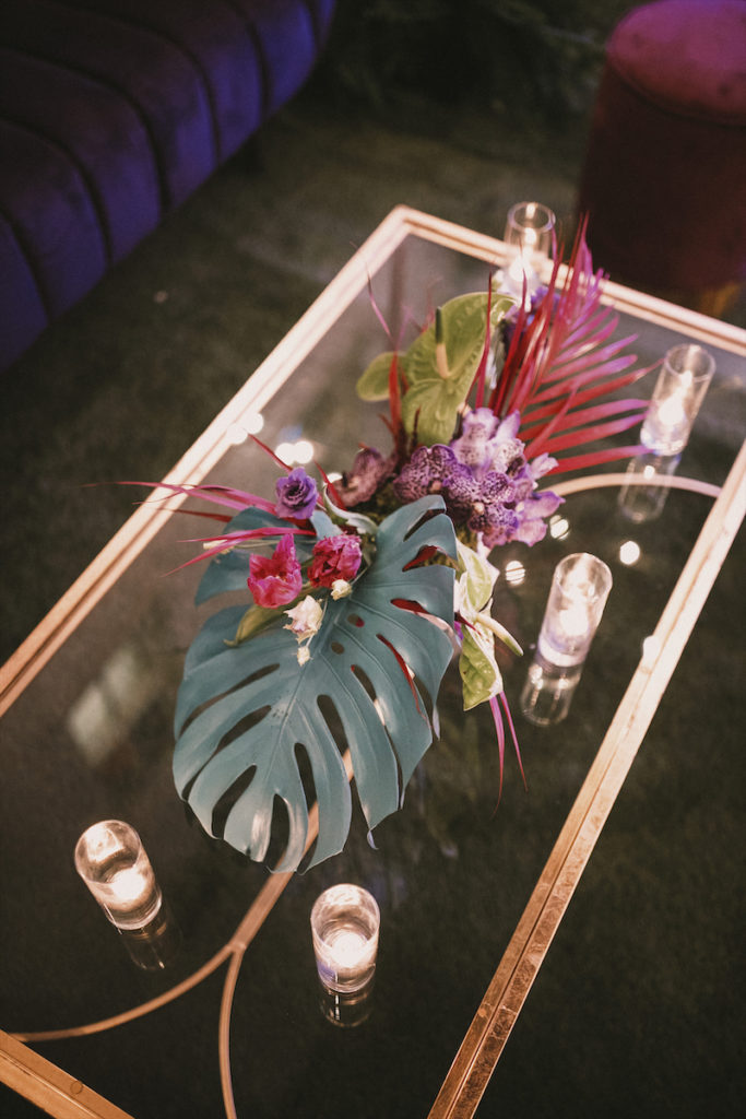 Dallas-based GRO Designs helped transform The Joule for the Art Fair after party. (photo by BECKLEY) (Photo by Exploredinary)