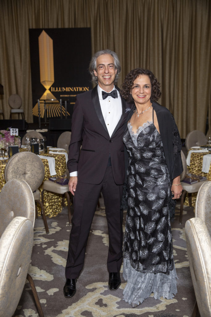 Honorees Christopher Rothko & Lori Cohen at the Rothko Chapel 50th anniversary celebration.  (Photo by Jenny Antill Clifton)