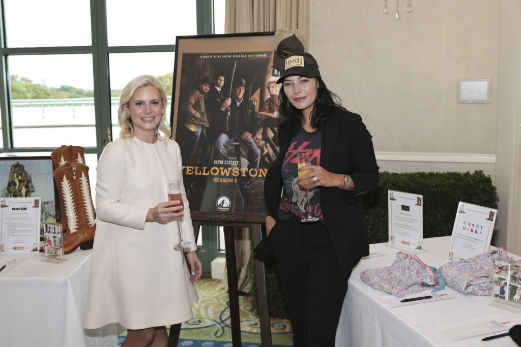 Event Chair Ally Ravnaas and Nicole Sheridan at the Desert Rose Fashion Show and Luncheon at River Crest Country Club on November 10, 2021. (Photo by/Ellman Photography)