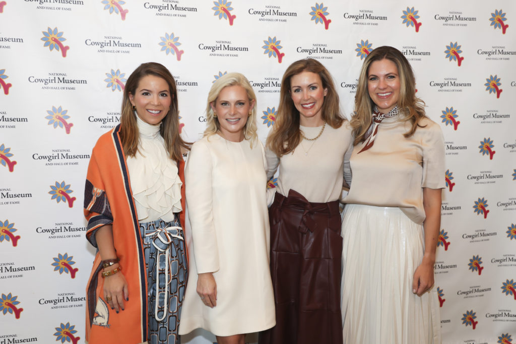 Courtland McBroom, Event Chair Ally Ravnaas, Anna Patterson, and Molly Van Amburgh at the Desert Rose Fashion Show and Luncheon at River Crest Country Club on November 10, 2021. (Photo by/Ellman Photography)