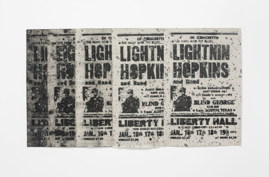 Jamal Cyrus' "Lightnin' Field (Fulgurite sample)," 2021, at Inman Gallery 