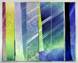 Hidenori Ishii’s “MIRЯORS – Fluorite,” 2021, at Erin Cluely Gallery