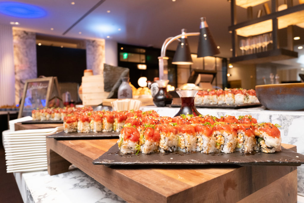 Several varieties of sushi are offered at the opening of Toro Toro at Four Seasons Houston. (Photo by Daniel Ortiz)
