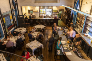 The One Fifth restaurant space is going to turn into Georgia James Steakhouse. For a short run.