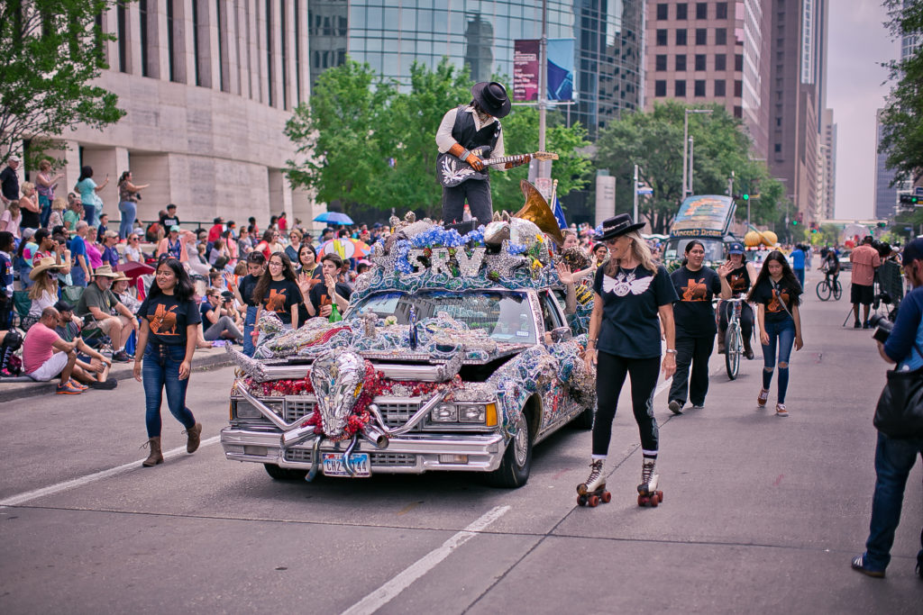 The expanded Orange Show campus will provide a year-round home for historic and notable Art Cars. (Photo by Morris Malakoff)