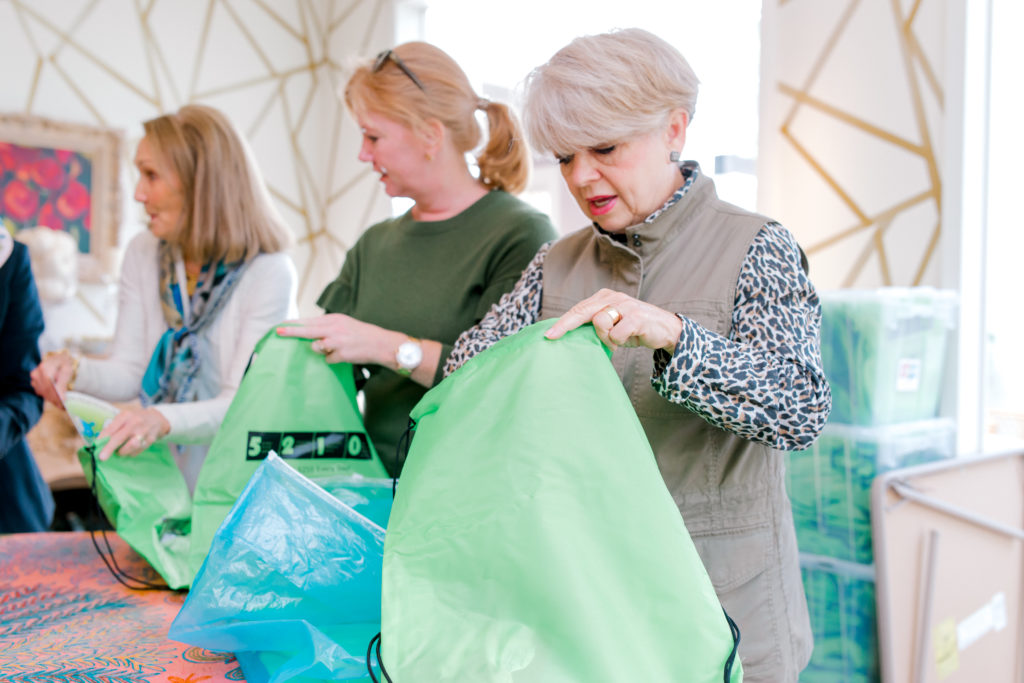 Jewel Charity Members complete service projects for Cook Children's Medical Center as a part of the Jewel Charity Ladies' Event  (Photo by Canon Sawyer / Canon Elizabeth Photography)
