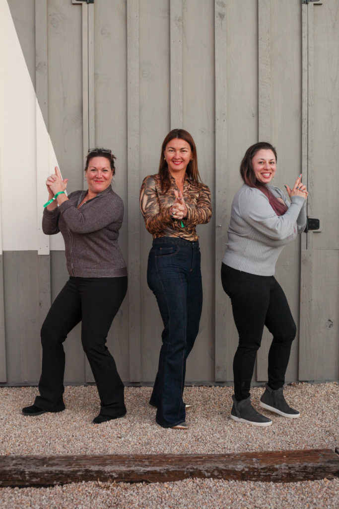 Angela Pena, Dawn Cornell, Anna Sandberg (Photo by Chris Pierre Bachman)