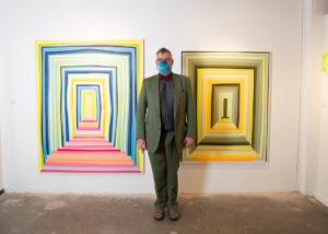 Bill Arning at the Dallas Art Fair Preview, 2021. Credit Exploredinary (Photo by Exploredinary)