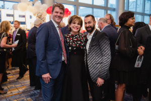 Bill Baldwin, Hallie Vanderhider, Fady Armanious (Photo by CatchlightGroup.com)