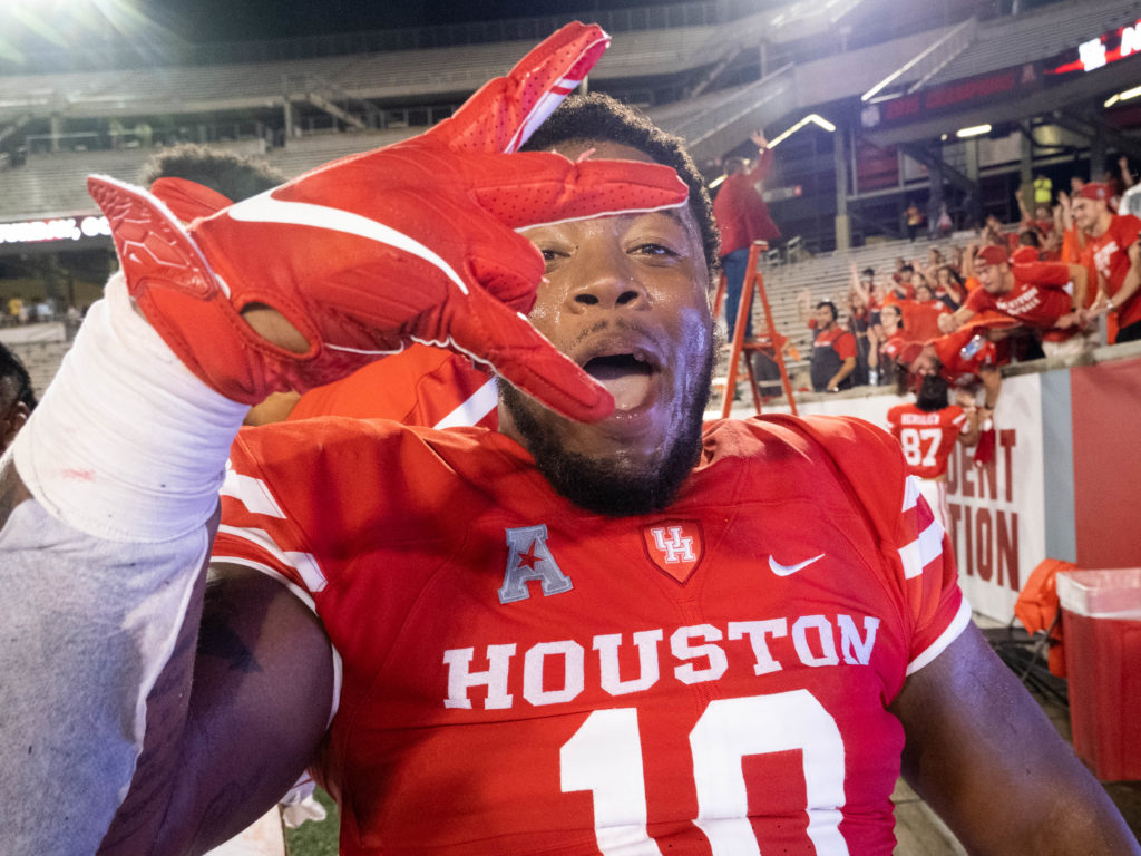 Chidozie Nwankwo knows it's a good time to be a Cougar. (Photo by F. Carter Smith)